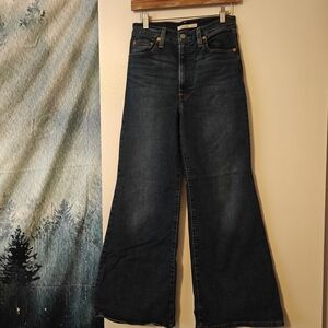 Levi's Dark Blue Flare Jeans